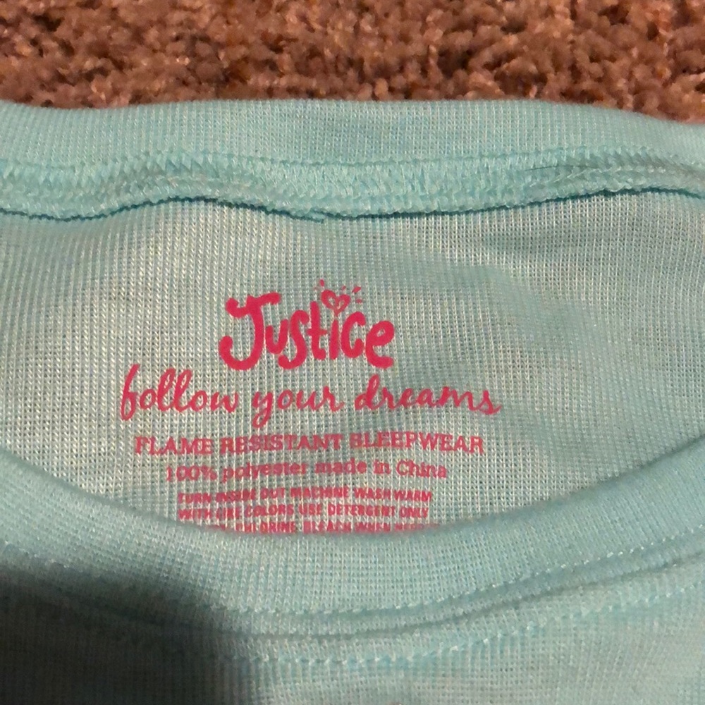 Justice pajama top - Picture 3 of 5